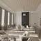 Ekena Millwork 39W x 39H x 14T Small Olivia Decorative Fretwork Wood Ceiling Panels, Cherry CELW39X39X0250OLVCH - alternate 8